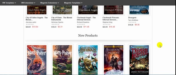 Virtuemart BookStore Template Frontend