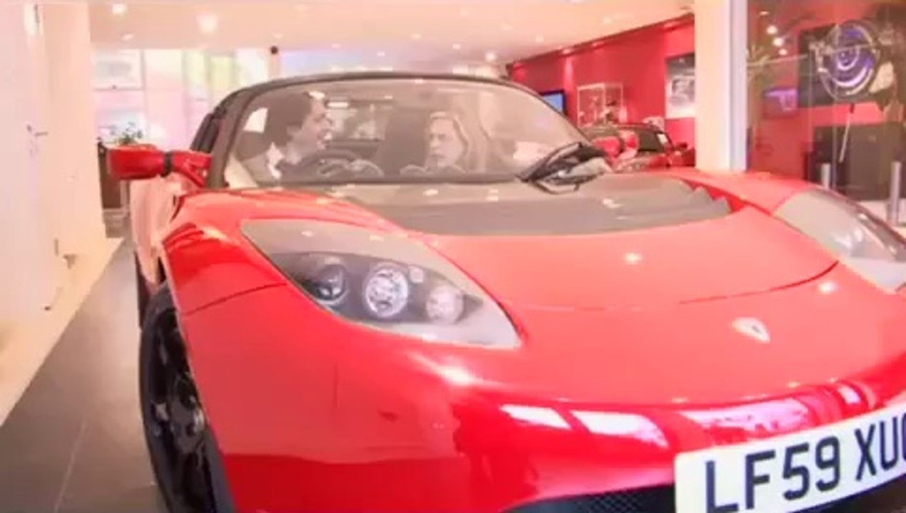 Tesla Roadster (Right Hand Drive) Test Drive Around London
