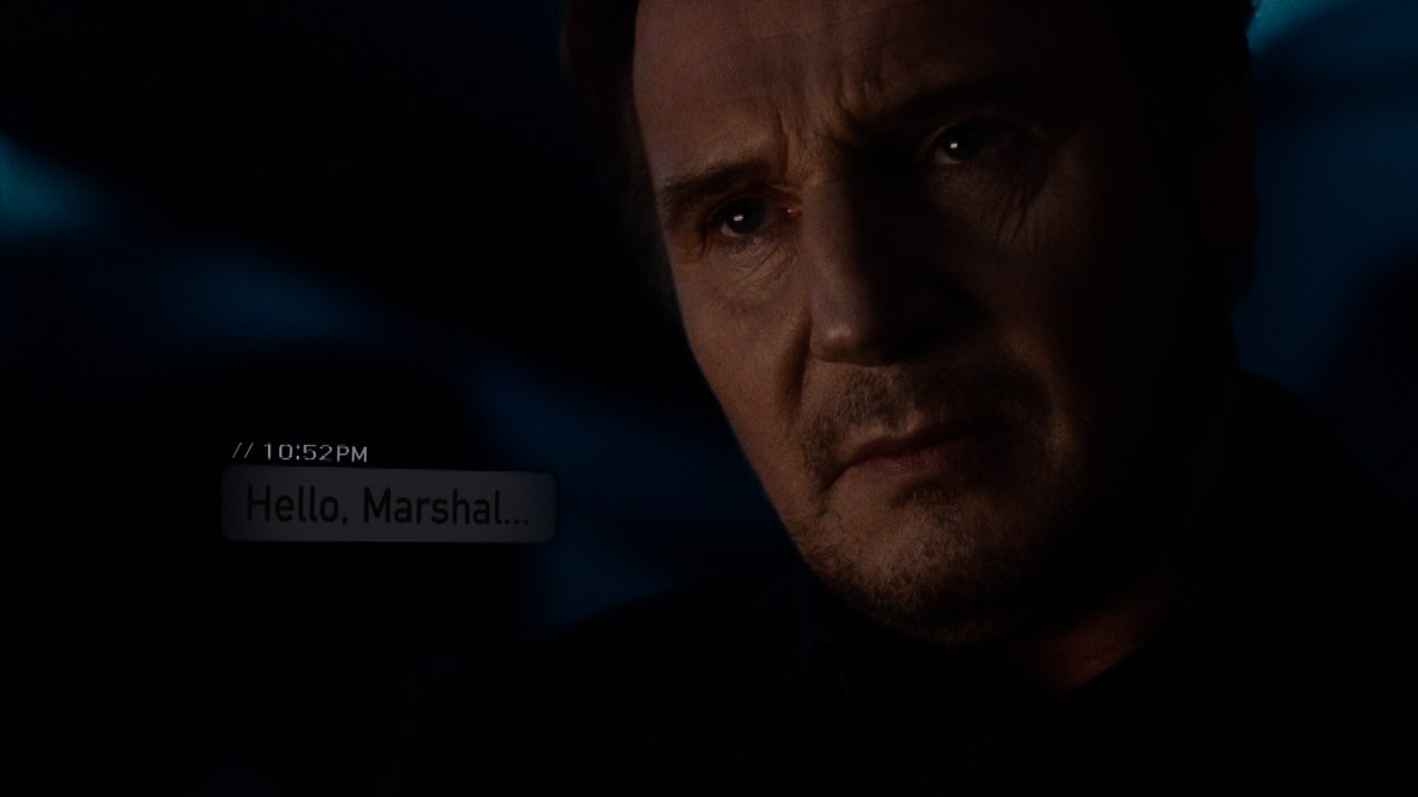 Liam Neeson in "Non-Stop" Look Inside
