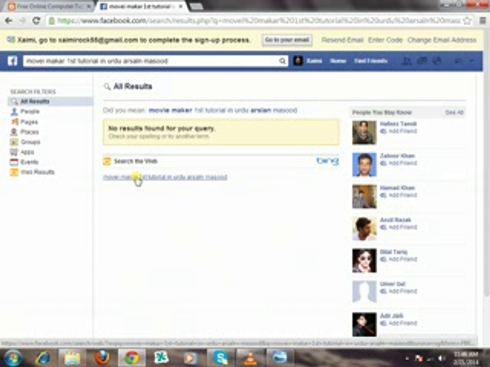 Facebook New Introduction free computer tutorials online Part 2