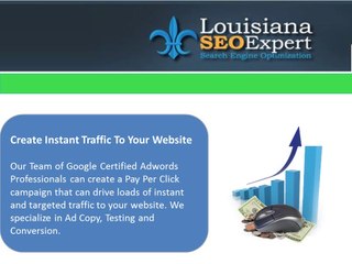 Louisiana SEO Expert : Seo Services in Crowly