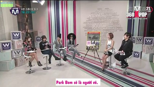 [Vietsub] 2NE1 _ Mnet Wide Open Studio