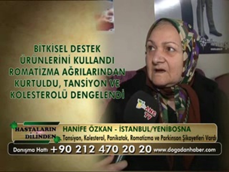 TANSİYONA, KOLESTEROLA VE ROMATİZMAYA KESİN ÇÖZÜM!