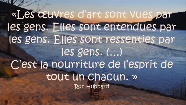Diaporama de citations sur l'art de Ron Hubbard