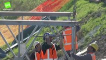 Rimini: proseguono i lavori per il ponte ciclo pedonale sul Marecchia