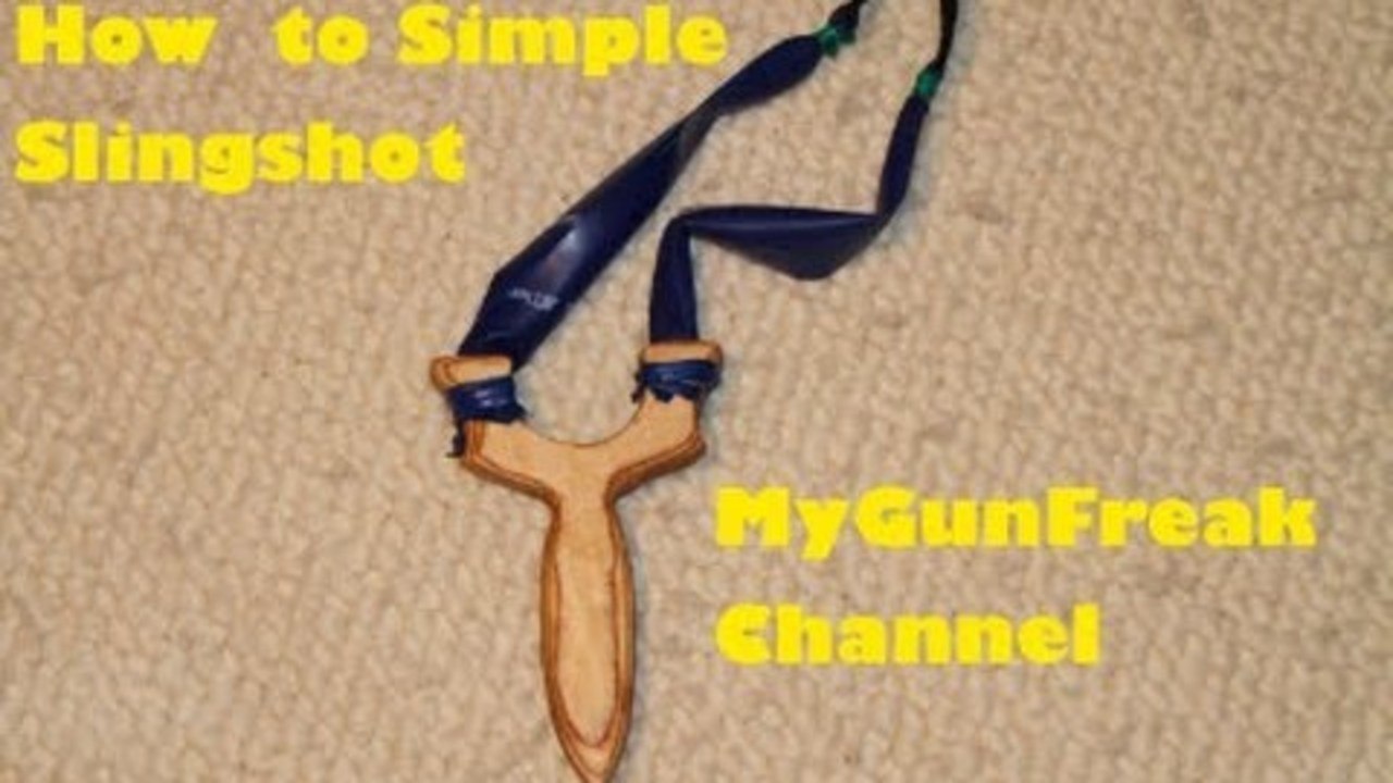How To Make: Slingshot / Easy to Build / MyGunFreaks Channel