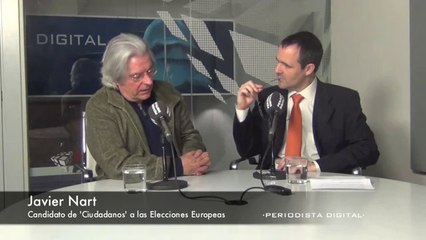 Javier Nart, candidato de Ciudadanos a las elecciones europeas. 25-2-2014