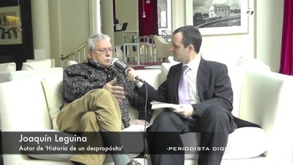 Joaquín Leguina, autor de 'Historia de un despropósito'. 25-2-2014