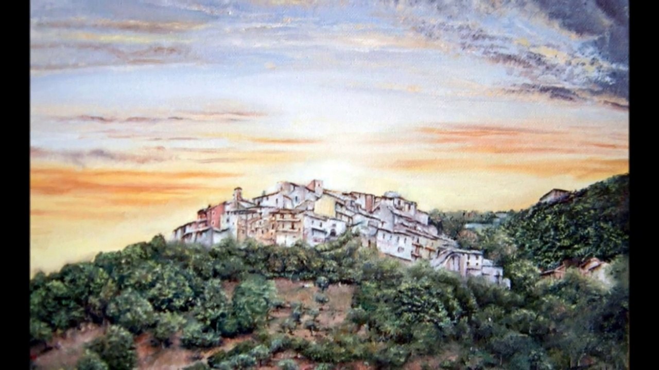 Relaxing Beautiful Pictures of Villages and Calming Music