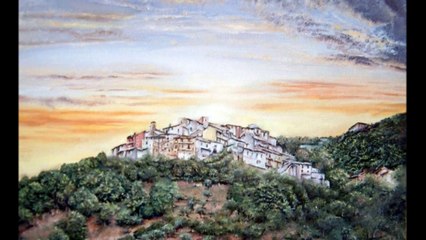 Relaxing Beautiful Pictures of Villages and Calming Music