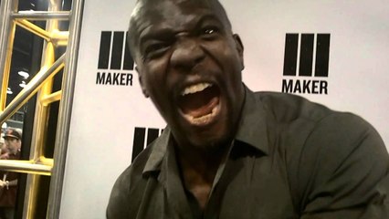 Terry Crews Smacks Magicians Arm @ VidCon 2012