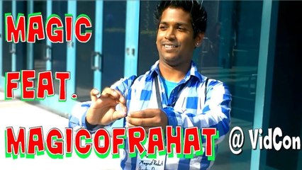 Sugar Packet Trick Ft. MagicOfRahat @ VidCon 2013