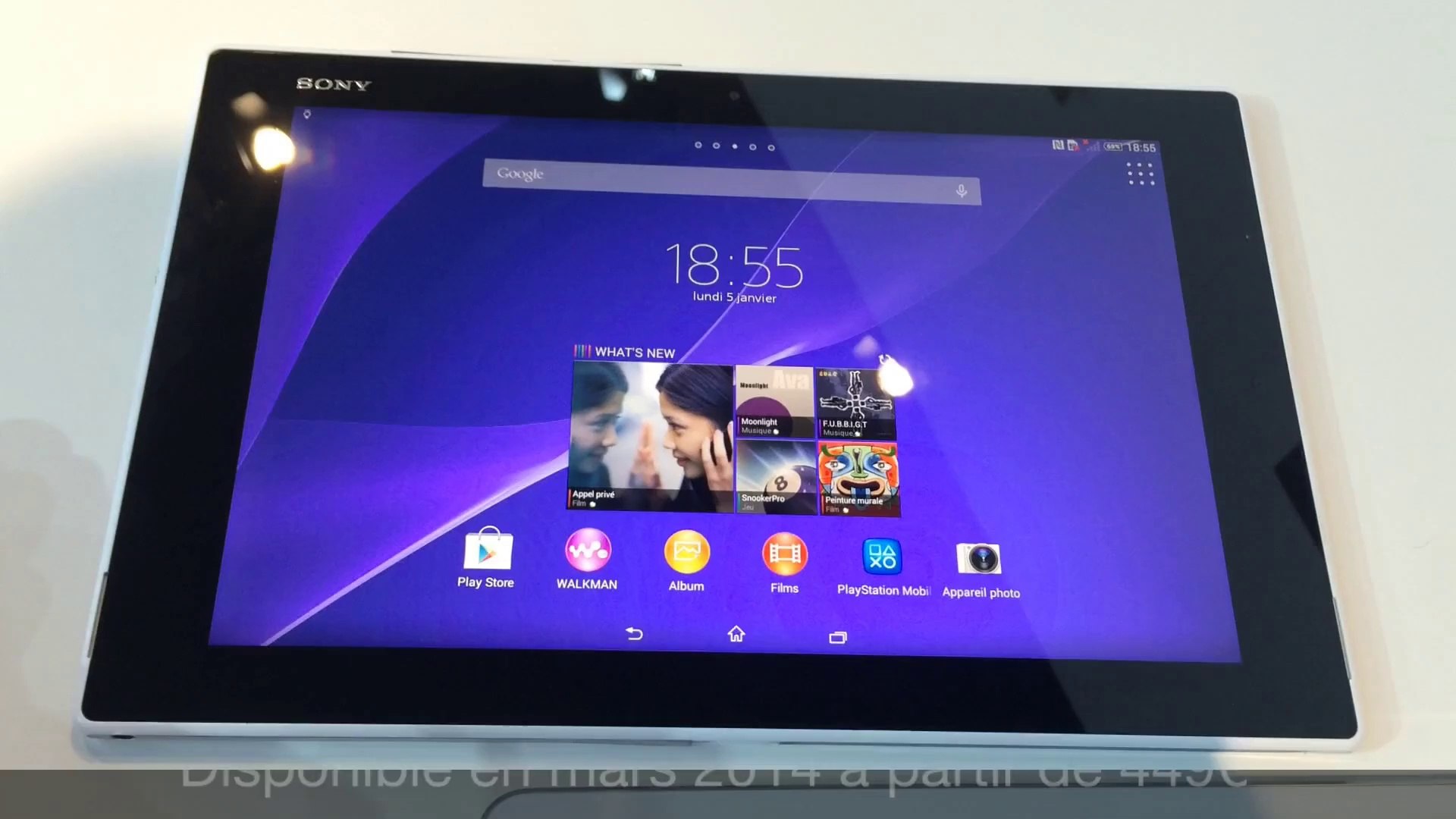 Présentation Sony Xperia Tablet Z2 - Vidéo Dailymotion