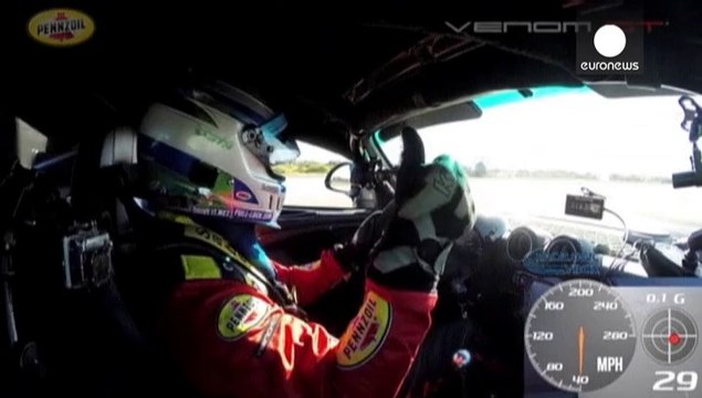 Hennessey Venom GT, una bala sobre el asfalto a 435 km/h