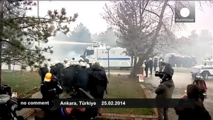 Turkey: students protest against new highway