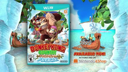 Donkey Kong Country Tropical Freeze - Nouveau trailer HD