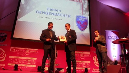 Fabien Gengenbacher reçoit l'Oscar Midi Olympique