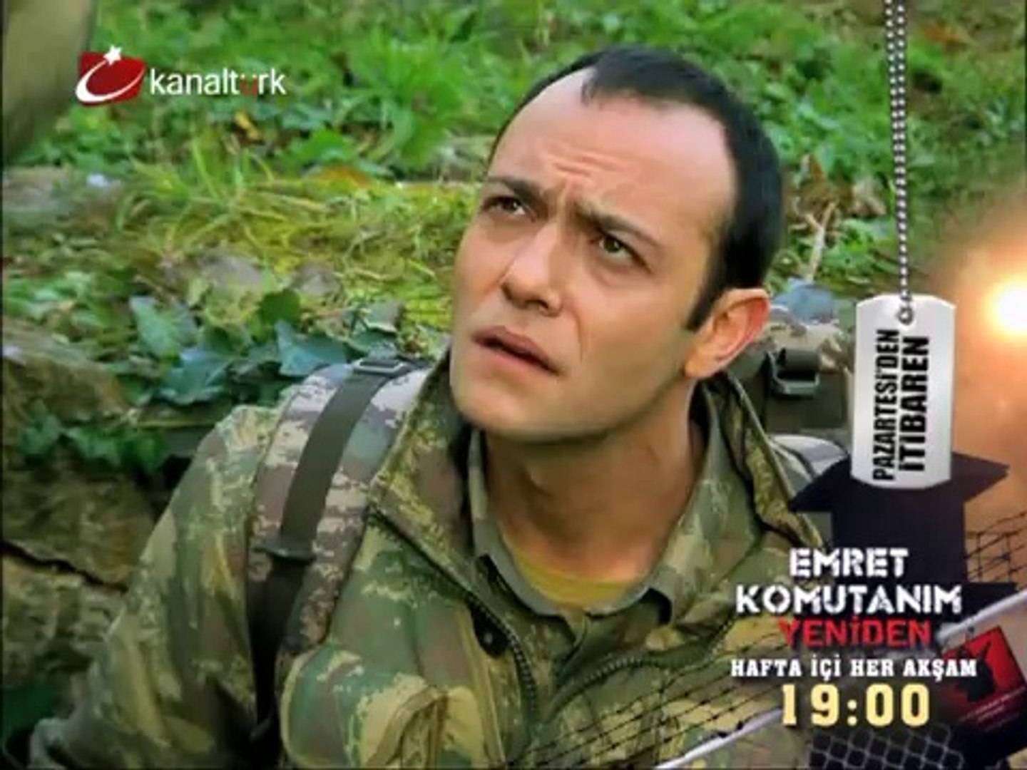 EMRET KOMUTANIM YENİDEN 25 Şubat Pazartesiden itibaren Hafta içi hergün  19.00da Kanaltürk