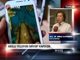 Cep telefonlarının gözlere verdiği zarar