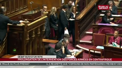 En séance - Débat et vote sur le prolongation de l'intervention des forces armées en République centrafricaine