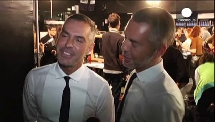 Fashion twins look to Hollywood for Milan show