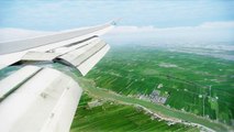 FSX KLM Boeing 747 Landing Amsterdam Schiphol ( HD )