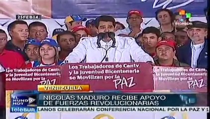 Contundente rechazo ciudadano al fomento de la violencia en Venezuela