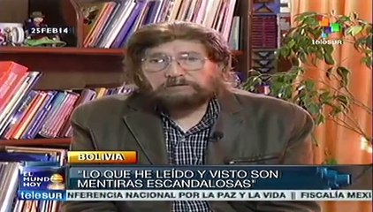 Dice dir. Jorge Sanjinés que mentiras de Venezuela son escandalosas