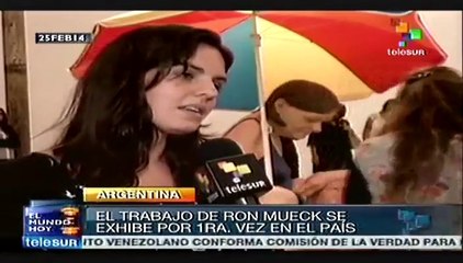 Caminito en la Boca, escenario donde Ron Mueck expone y se expone