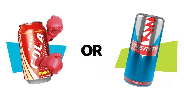 Soda vs. Energy Drink