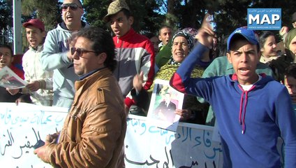 Manifestation devant l'ambassade de France à Rabat contre les agissements de responsables français à l'égard du Royaume