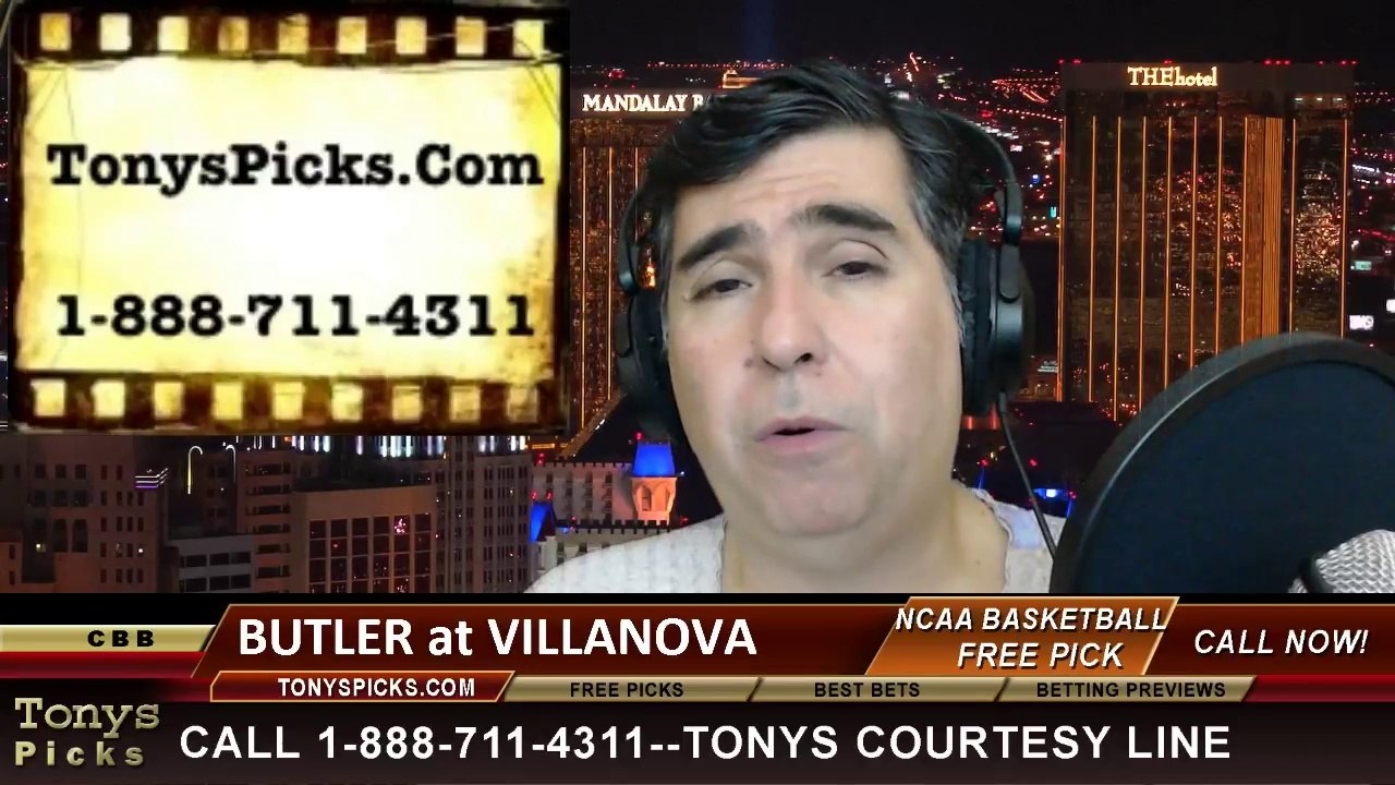 Villanova Wildcats vs. Butler Bulldogs Pick Prediction NCAA College Basketball Odds Preview 2-26-2014