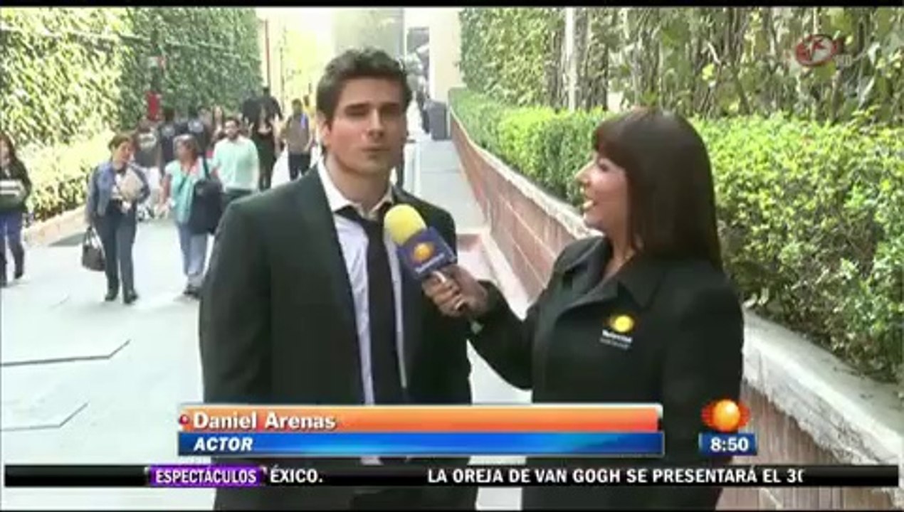 Daniel Arenas listo para iniciar grabaciones en foro de ''La Gata''