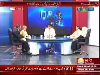 Q & A with PJ Mir (Kya Talban Gher Mashrut Jang Bandi Pe Razi Ho Ge ??) 26 February 2014 Part-1