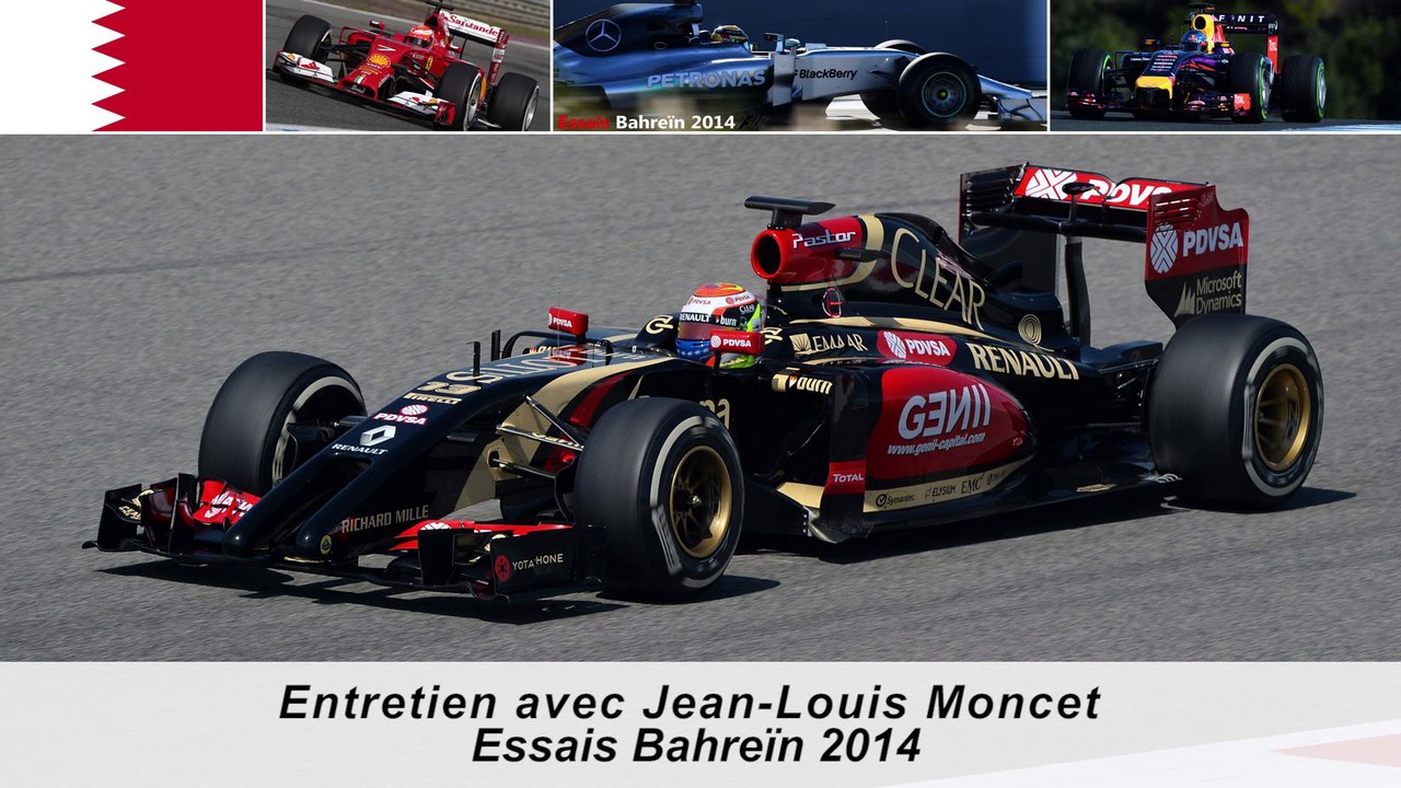 Entretien avec Jean-Louis Moncet sur les essais F1 de Bahreïn 2014