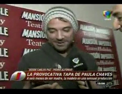 Pedro nota en Instrusos (sobre la tapa de Paula en revista Gente) - 26 de Febrero