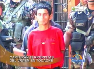 Agentes de Inteligencia del Frente Policial Huallaga, capturan a dos altos mandos de Sendero Luminoso.