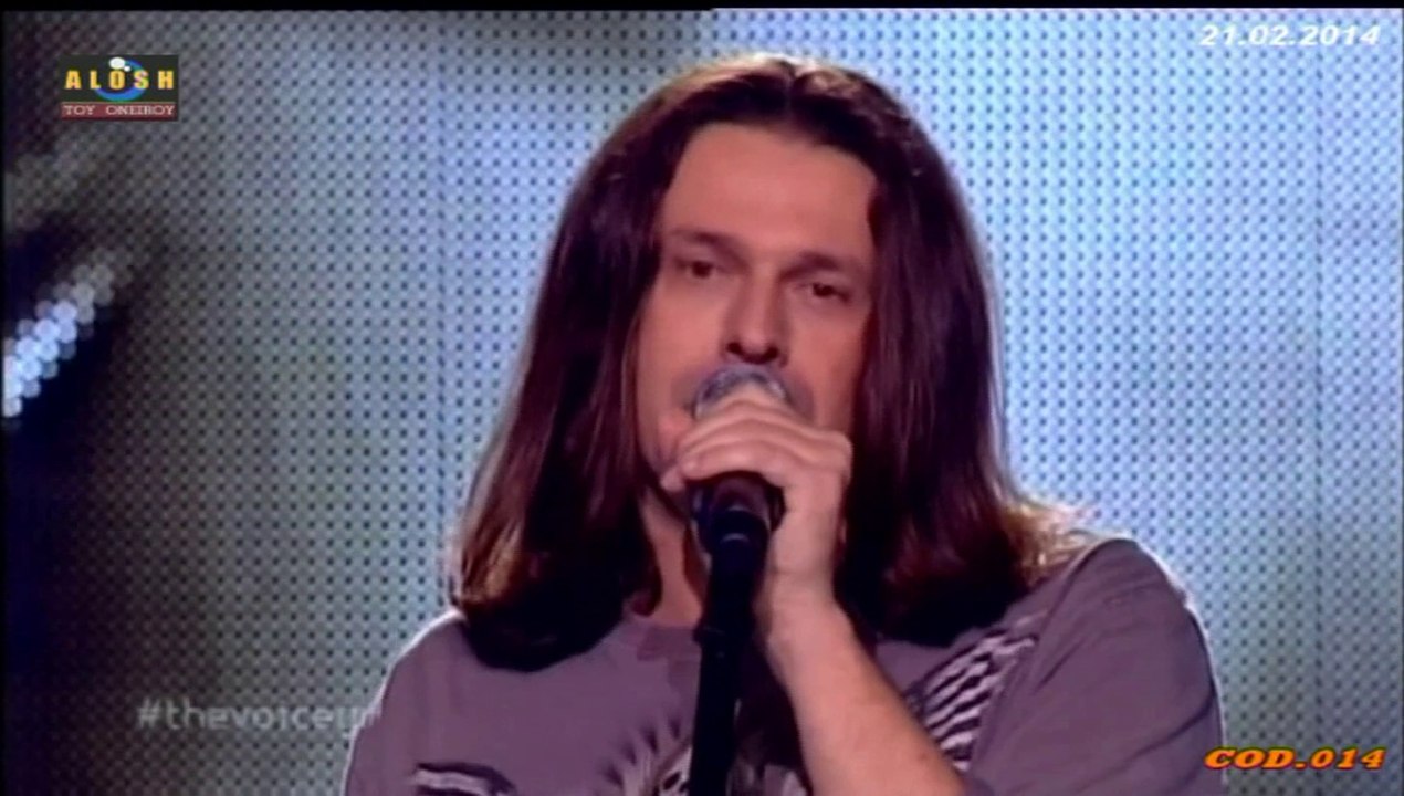 The Voice Of Greece - Στελιος Καρπαθακης [You Give Love a Bad Name]..21/2/2014