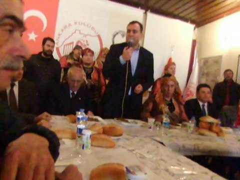 ÇANKAYA Bld Bşk Adayı ALPER TAŞDELEN' Ank Kulübünde (Haluk Balaban Arşiv )