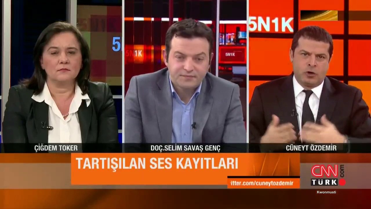 Tartışılan ses kayıtları ; Cüneyt Özdemir 5N1K Programı Bölüm-2 25.02.2014.mkv