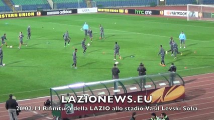 26.02 Rifinitura LAZIO stadio Levski Sofia