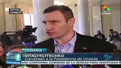 Excampeón de boxeo Vitali Klitschko quiere ser presidente de Ucrania