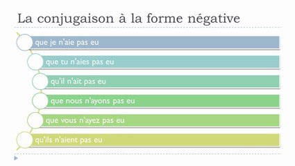 Learn French = French conjugation # Negative form #Avoir
