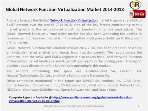 Global Network Function Virtualization Market 2014-2018