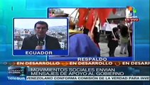 Apoyo de ecuatorianos a la República Bolivariana y al chavismo