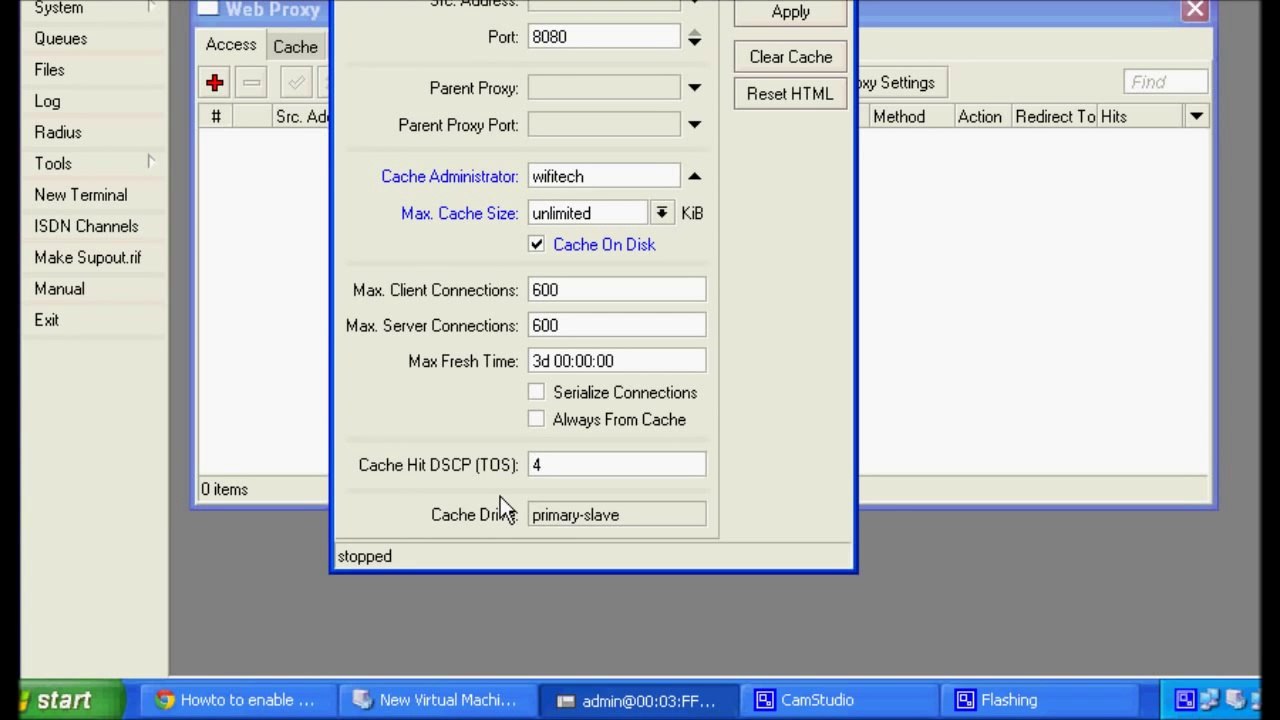 Mikrotik Web Proxy.....Howto create Web Cache in mikrotik.