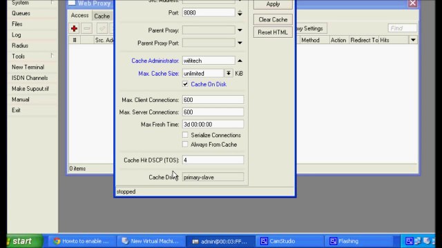 Mikrotik Web Proxy.....Howto create Web Cache in mikrotik.
