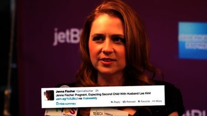 Jenna Fischer attend son deuxième enfant