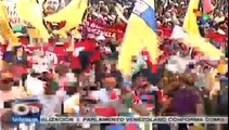 Venezuela: marchan campesinos para respaldar la revolución bolivariana