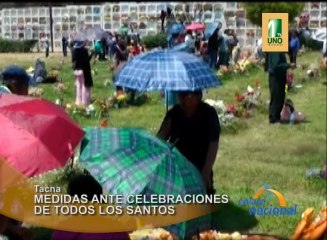 En Tacna, por la festividad de Todos Los Santos y el Día de Los Muertos, las autoridades prohíben el ingreso no sólo de bebidas alcohólicas sino de alimentos al cementerio.